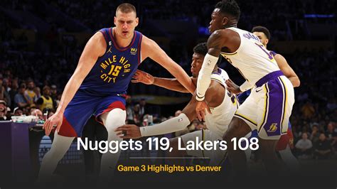 lakers vs nuggets 3